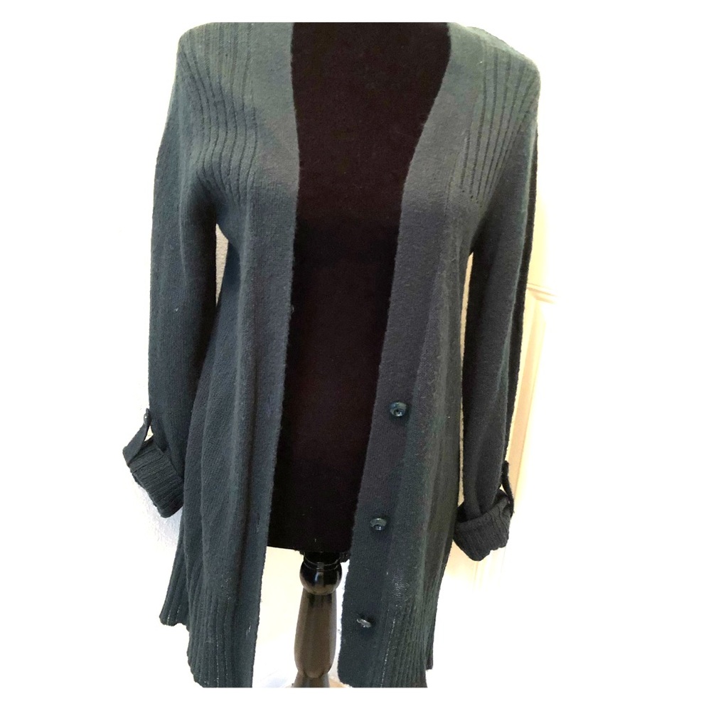 Coldwater Creek Long Emerald Cardigan